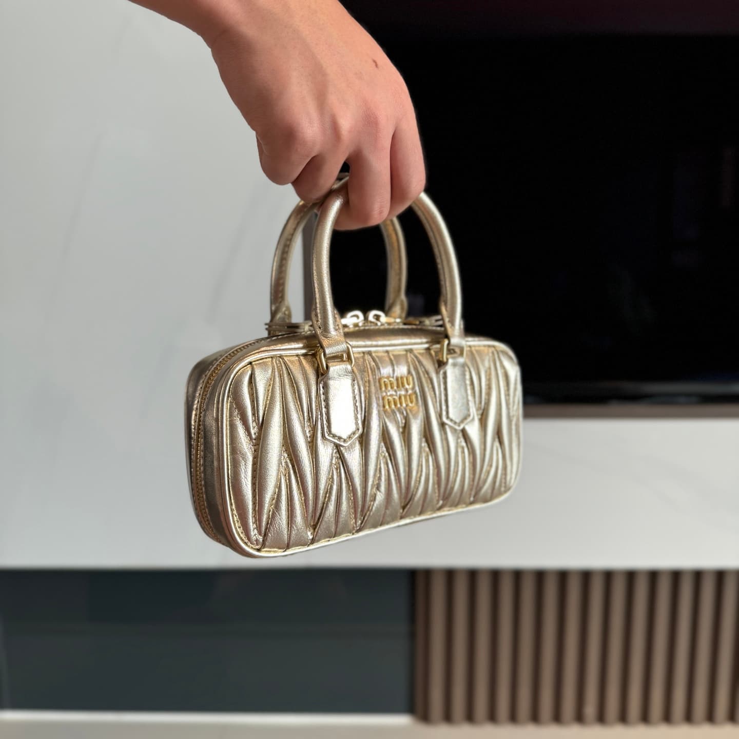 Arcadie Matelasse nappa leather mini-bag alternate view