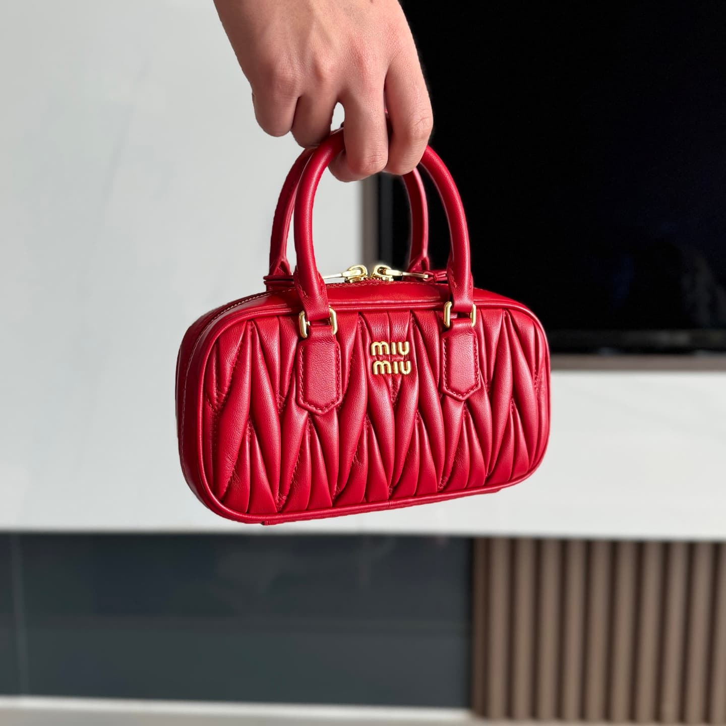 Arcadie Matelasse nappa leather mini-bag alternate view