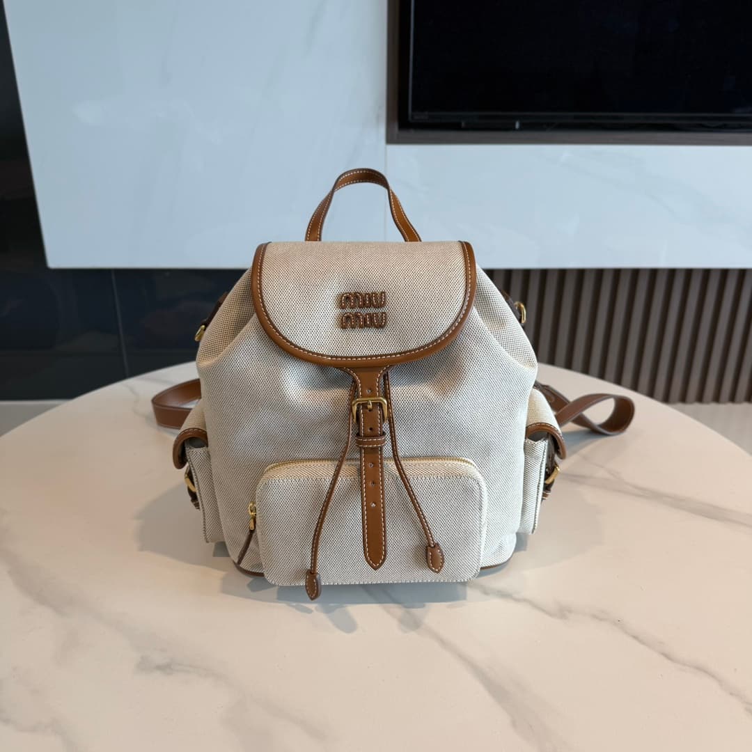 Denim backpack