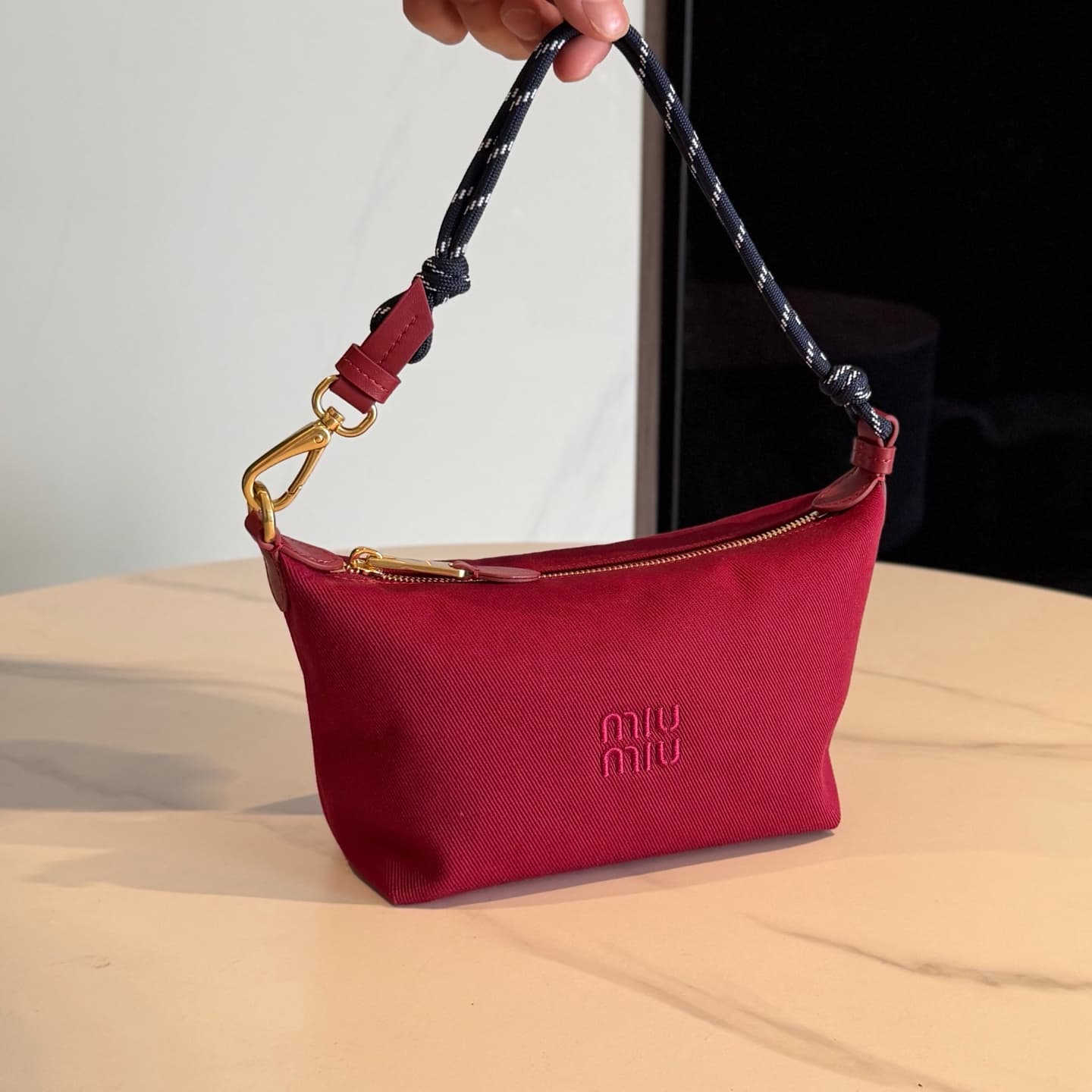 Spirit gabardine pouch alternate view