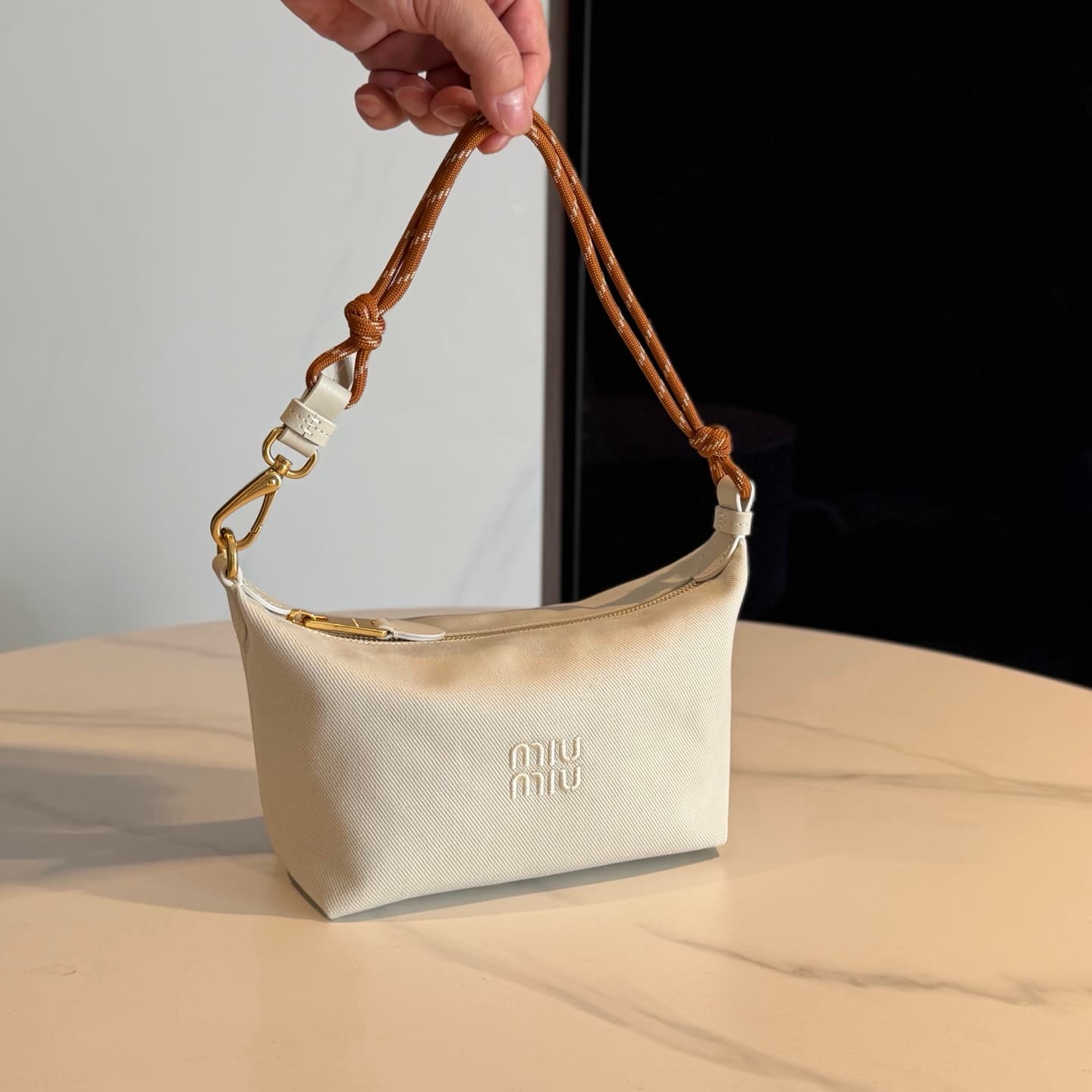 Spirit gabardine pouch alternate view