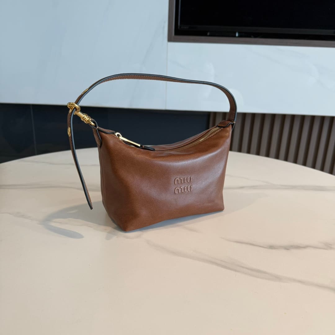 Spirit nappa leather pouch alternate view