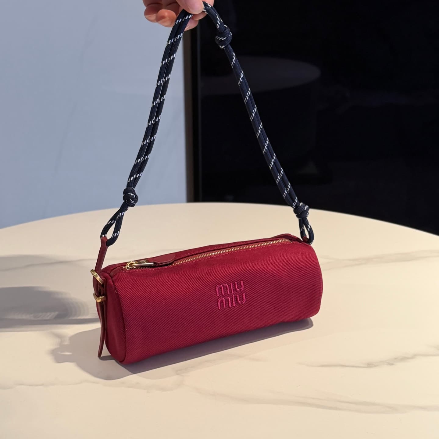 Gabardine pouch alternate view